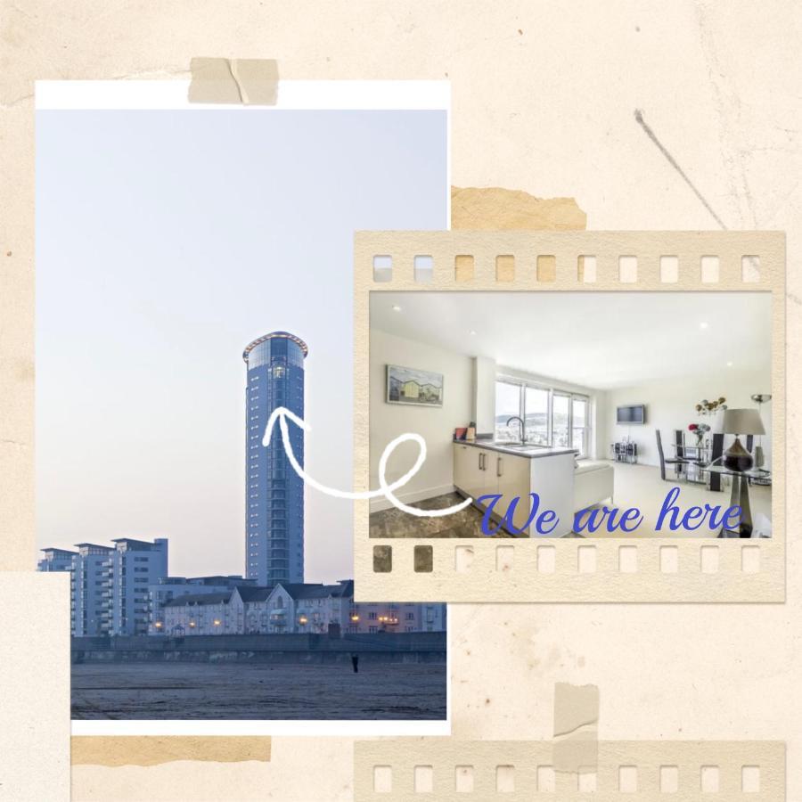 Beach On The Doorstep Meridian Tower Marina Swansea Appartement Buitenkant foto